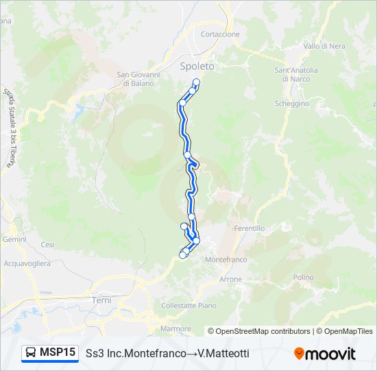 MSP15 bus Line Map