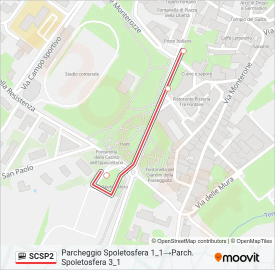 SCSP2 Funicular Line Map