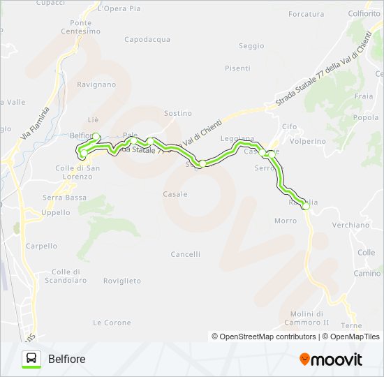 NAVETTA GRATUITA bus Line Map