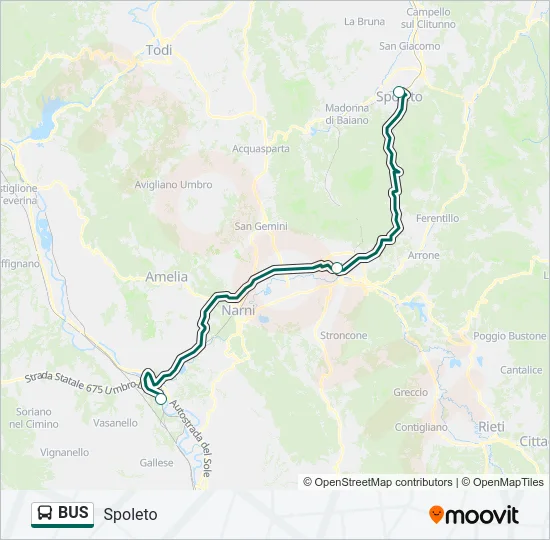 BUS Line Map