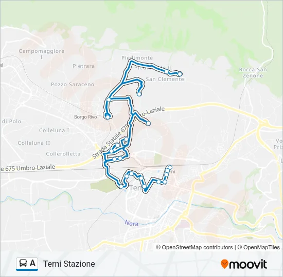 A Bus Line Map