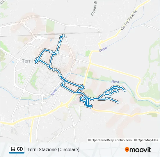 CD Bus Line Map