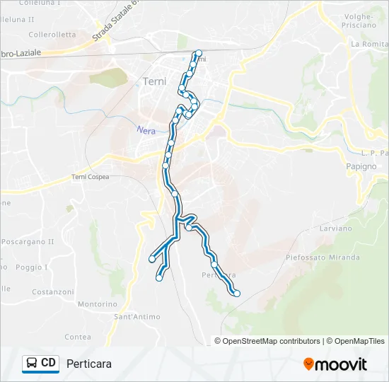 CD Bus Line Map