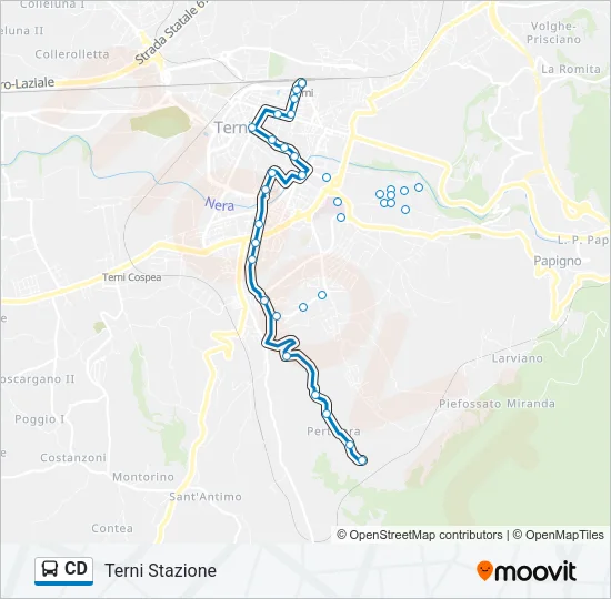 CD Bus Line Map