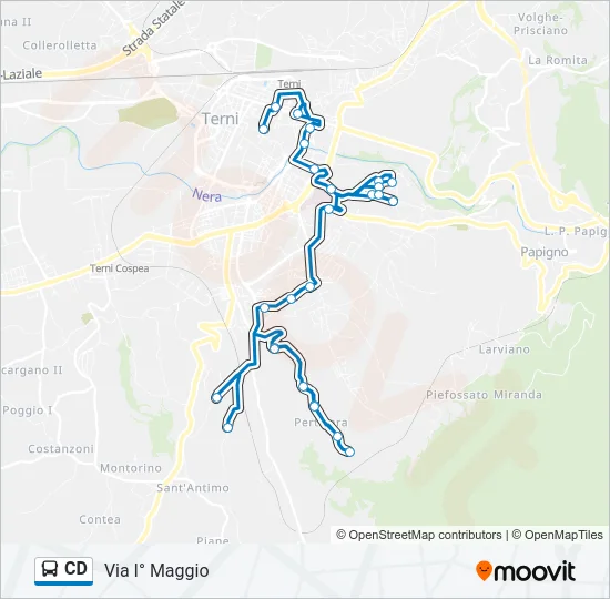 CD Bus Line Map