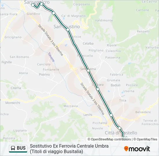 BUS Line Map