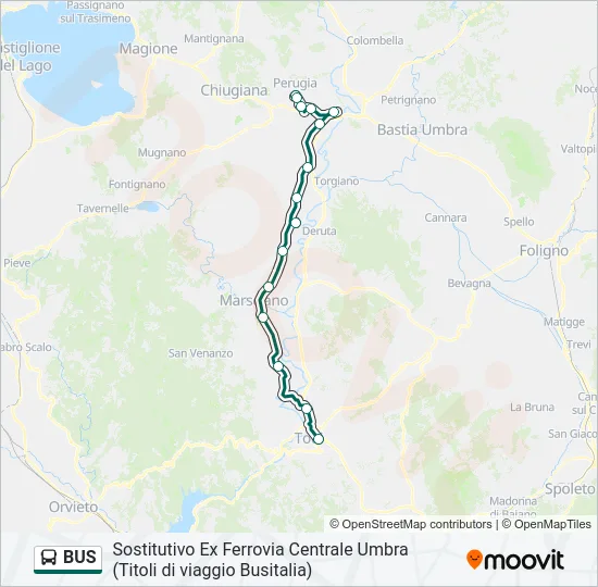 BUS Line Map