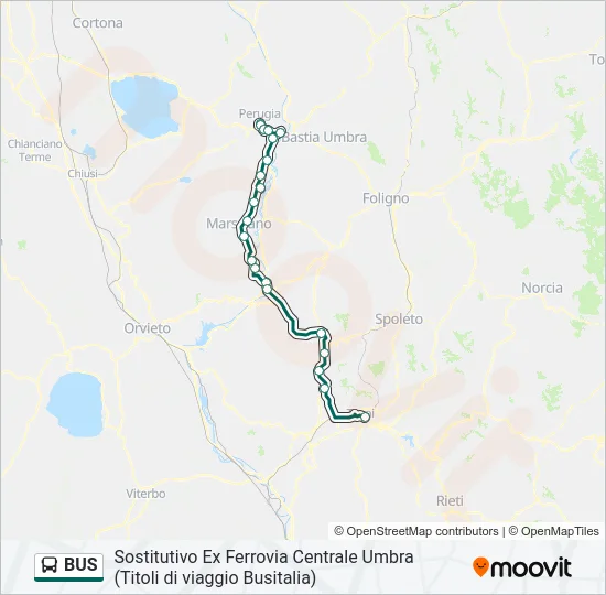 BUS Line Map