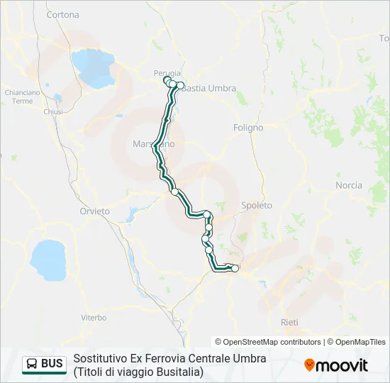 BUS Line Map