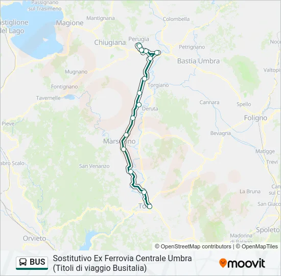 BUS Line Map