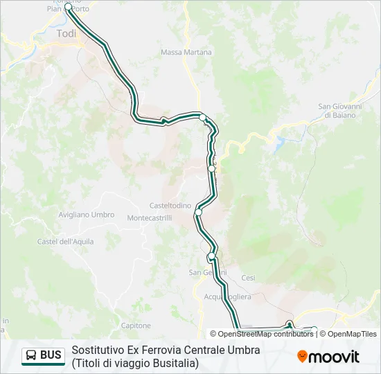 BUS Line Map