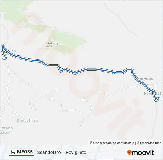 MFO35 Bus Line Map