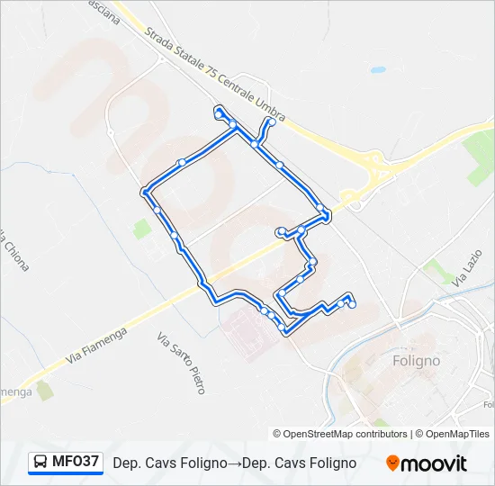 MFO37 Bus Line Map