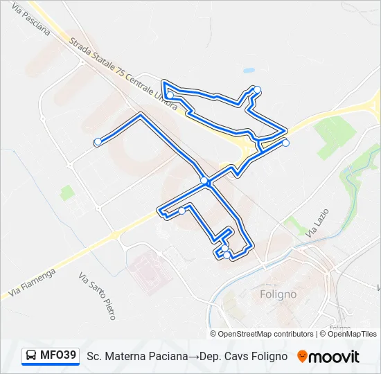 MFO39 Bus Line Map