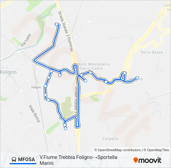 MFOSA Bus Line Map