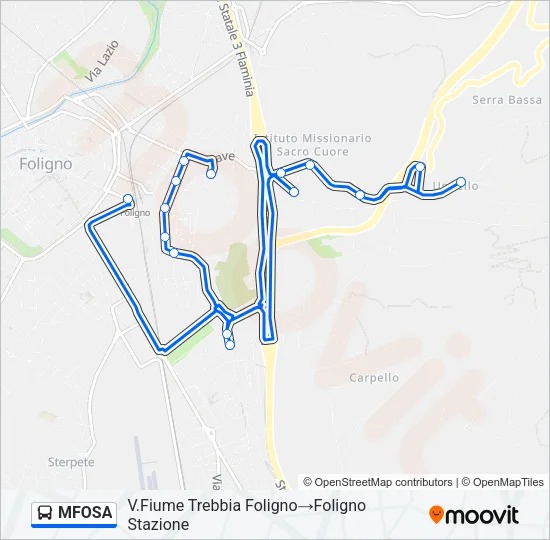 MFOSA Bus Line Map