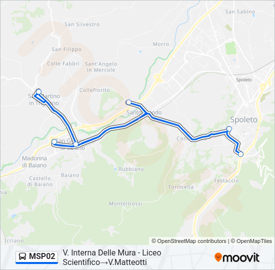 MSP02 Bus Line Map