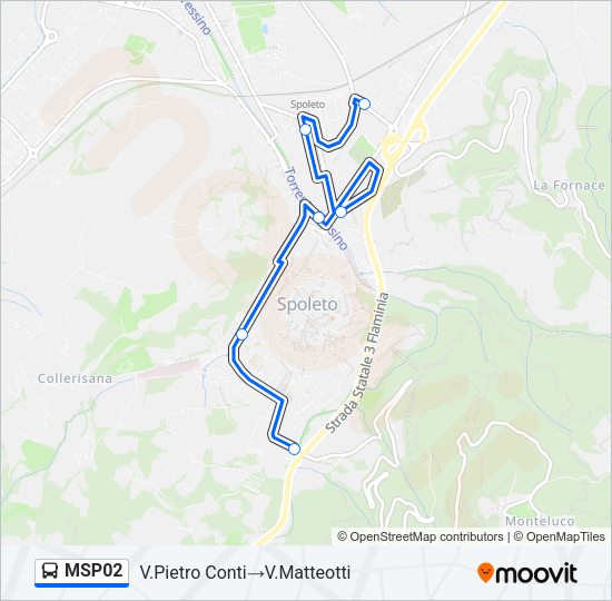 MSP02 Bus Line Map