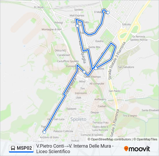MSP02 Bus Line Map