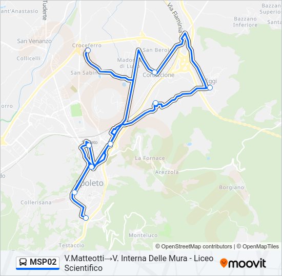 MSP02 Bus Line Map