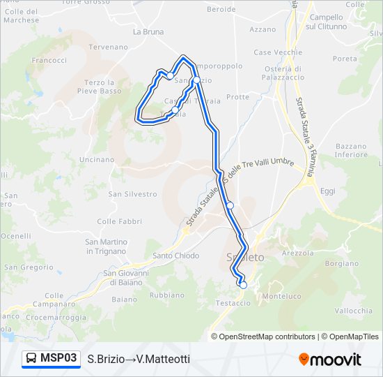 MSP03 Bus Line Map