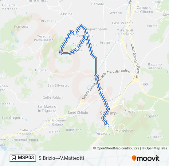 MSP03 Bus Line Map