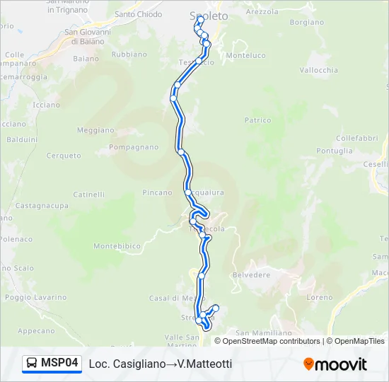 MSP04 Bus Line Map