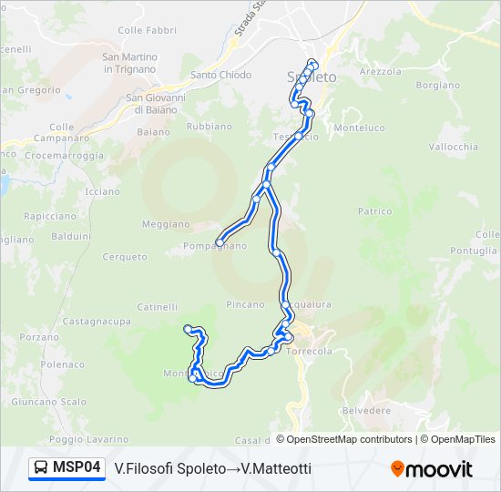 MSP04 Bus Line Map