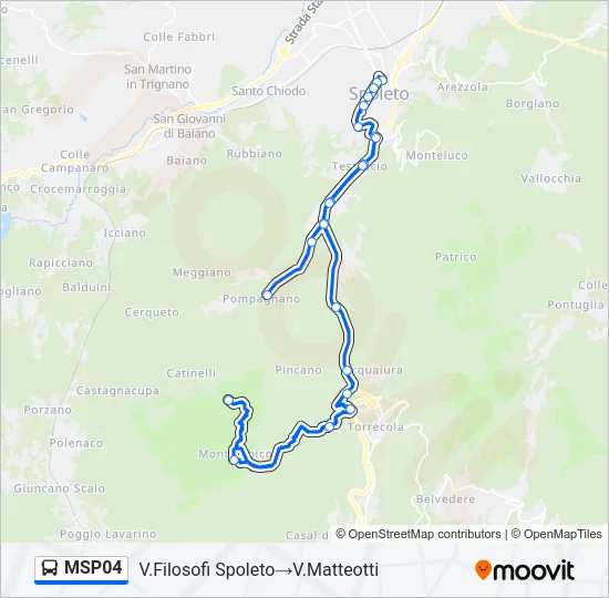 MSP04 Bus Line Map