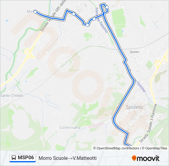 MSP06 Bus Line Map