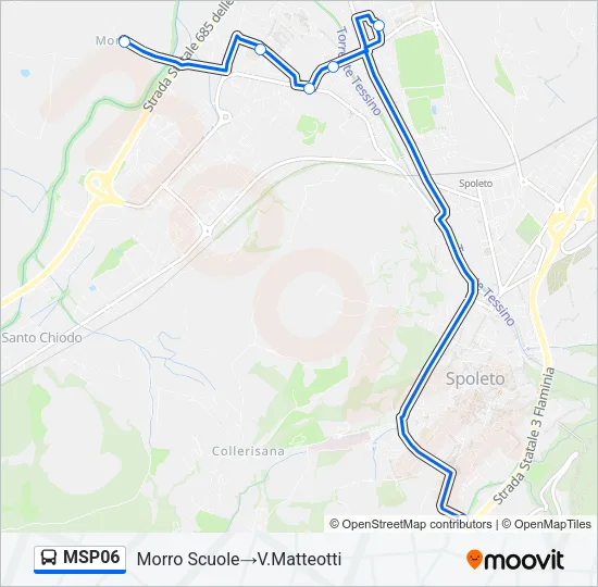 MSP06 Bus Line Map