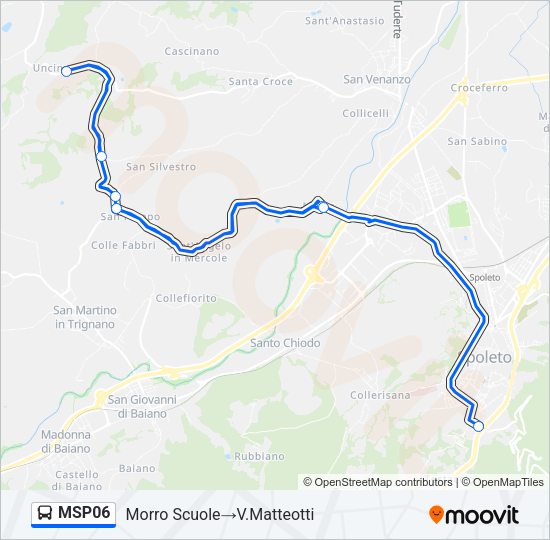 MSP06 Bus Line Map