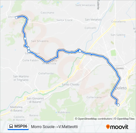 MSP06 Bus Line Map