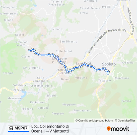 MSP07 Bus Line Map