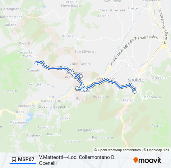 MSP07 Bus Line Map