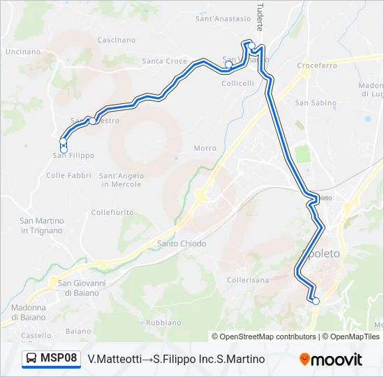 MSP08 Bus Line Map