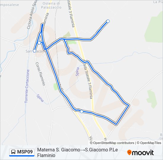 MSP09 Bus Line Map