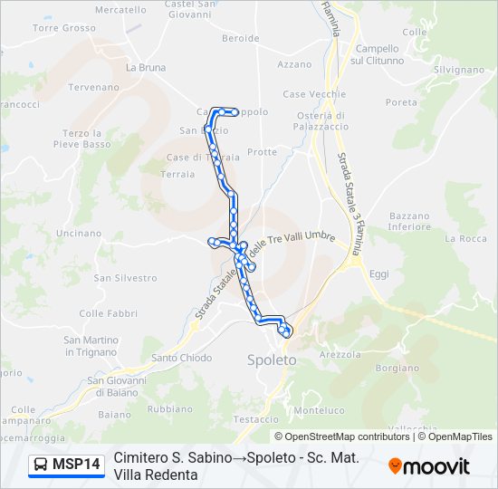MSP14 Bus Line Map