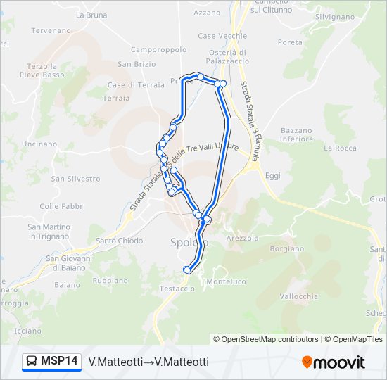 MSP14 Bus Line Map