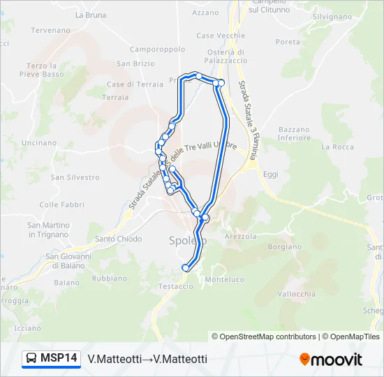 MSP14 Bus Line Map