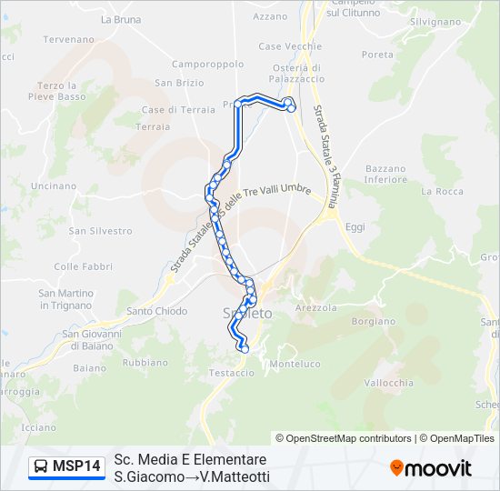MSP14 Bus Line Map