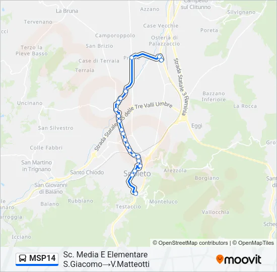 MSP14 Bus Line Map