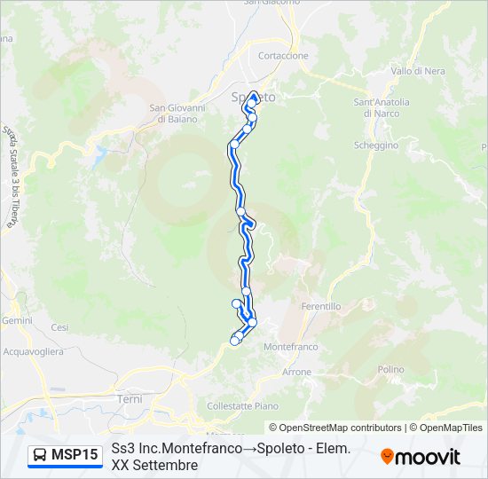 MSP15 Bus Line Map