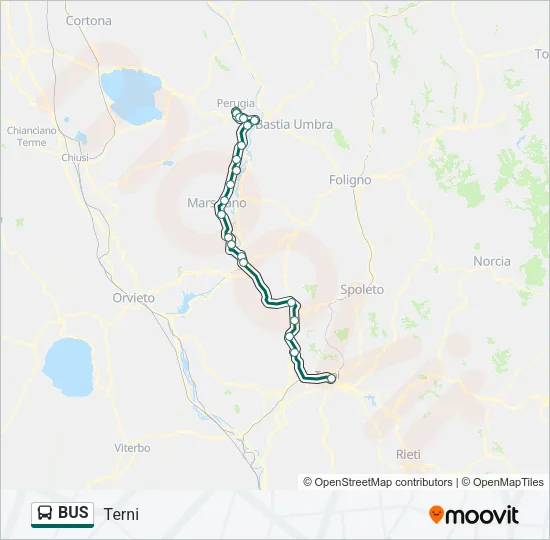 BUS Line Map
