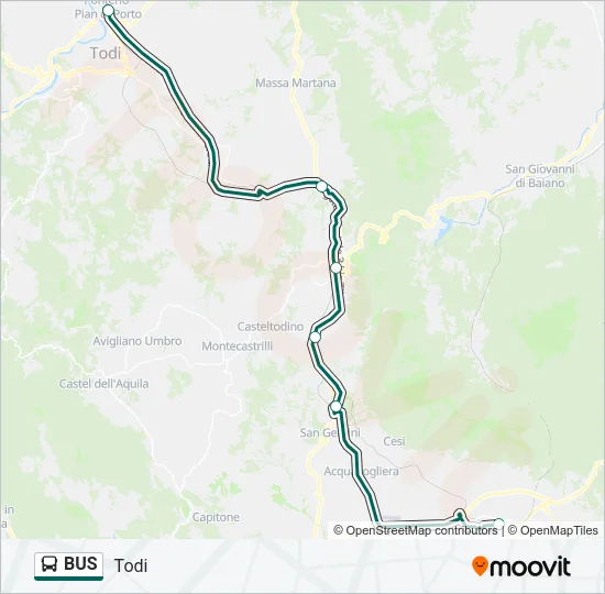 BUS Line Map