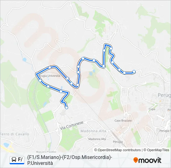 F/ Bus Line Map