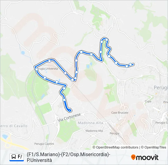 F/ Bus Line Map