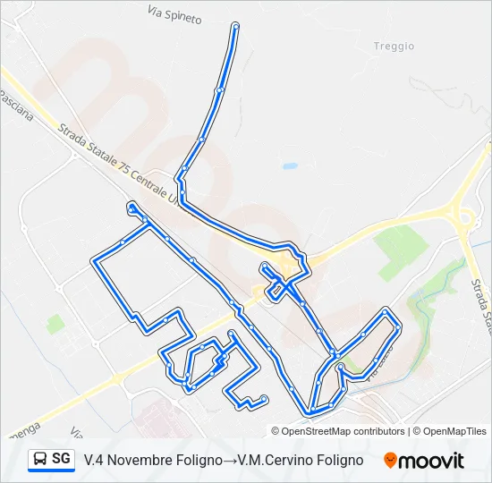 SG Bus Line Map