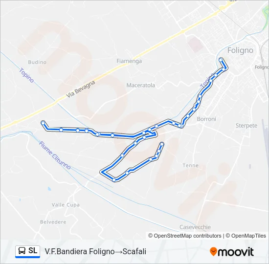 SL Bus Line Map