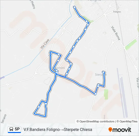 SP Bus Line Map